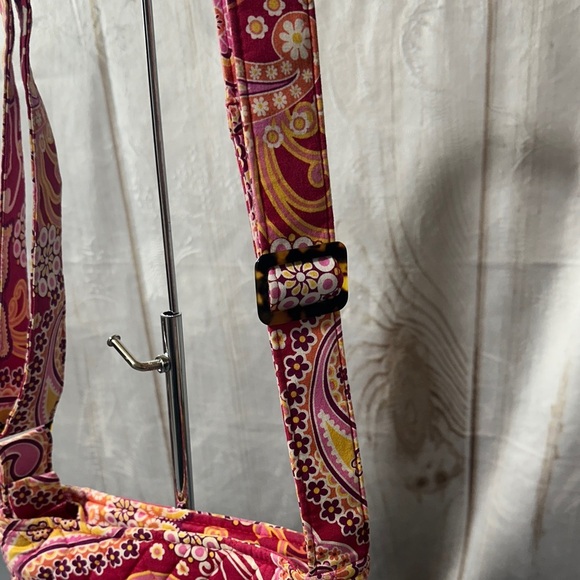 Vera Bradley Retired 2008 “Raspberry Fizz" Crossbody Bag - Picture 5 of 8